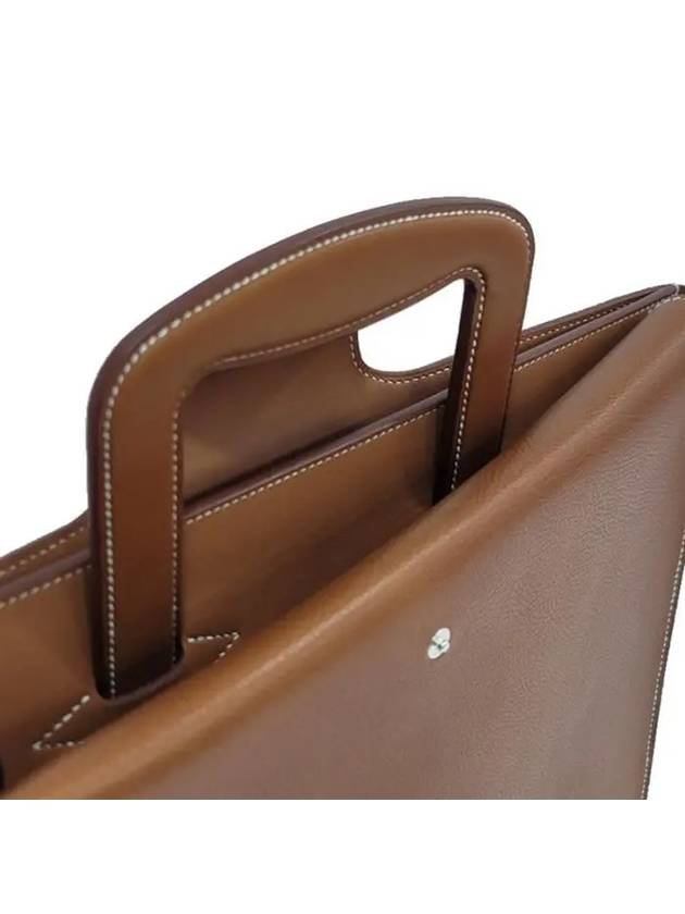 Men's TRIBUNE Briefcase Briefcase Brown H084709CKAA - HERMES - BALAAN 6