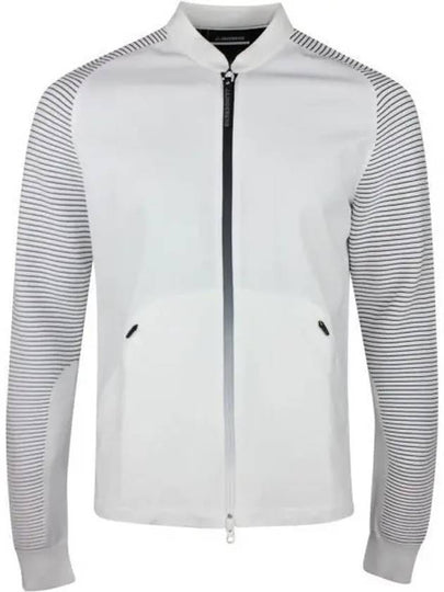 Rolf Hybrid Knit Jacket White - J.LINDEBERG - BALAAN 2