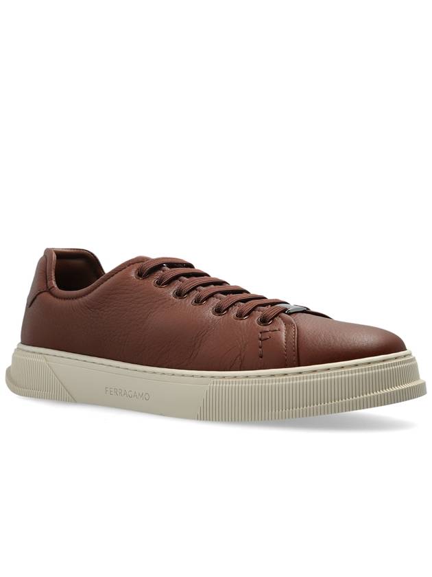 FERRAGAMO Sneakers Bruce, Men's, Brown - SALVATORE FERRAGAMO - BALAAN 4