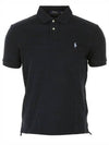 Embroidered Pony Logo White Polo Shirt Black - POLO RALPH LAUREN - BALAAN 2