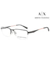 Eyewear Rectangular Metal Eyeglasses Black - ARMANI EXCHANGE - BALAAN 3