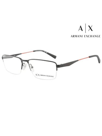 Eyewear Rectangular Metal Eyeglasses Black - ARMANI EXCHANGE - BALAAN 2