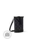 Envelope Monogram Eclipse Coated Canvas Pouch Bag Black - LOUIS VUITTON - BALAAN 4