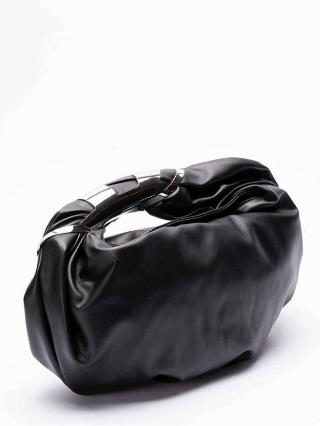 Grab-D Small Hobo Shoulder Bag Black - DIESEL - BALAAN 3