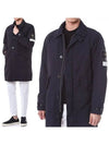 Men's Waffen David Primaloft Pure Insulation Long Jacket Navy - STONE ISLAND - BALAAN 2