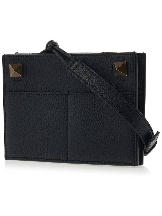 One Stud Cross Bag Black - VALENTINO - BALAAN 3