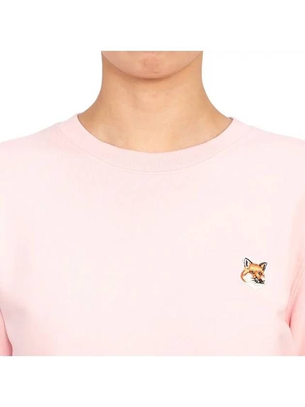 Fox Head Patch Regular Sweatshirt Pink - MAISON KITSUNE - BALAAN 4