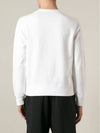 Casey Slogan Sweatshirt White 2HK146 100 - ACNE STUDIOS - BALAAN 4