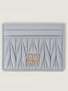 Materasse Nappa Leather Card Wallet Pearl Grey - MIU MIU - BALAAN 2