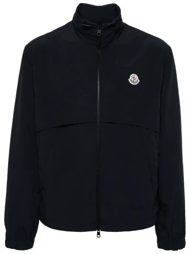 GALES logo patch windbreaker jacket black men s 1A00120 595M6 999 - MONCLER - BALAAN 1