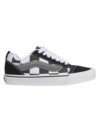 Knu Skool Mega Check Low Top Sneakers Black - VANS - BALAAN 1