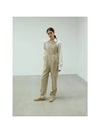 Wool hairline tweed overalls A22AT05DT TOP IVORY - AURALEE - BALAAN 2