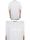 Men's Logo Short Sleeve T-Shirt White - STONE ISLAND - BALAAN 6