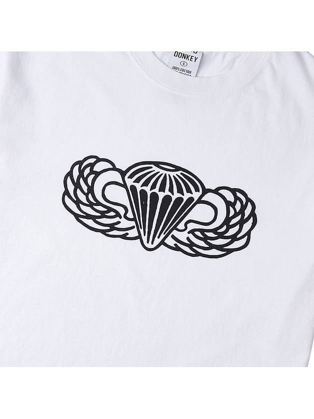 Wild Donkey Parachute Short Sleeve TShirt T PARACHUTE WHITE - WILD DONKEY - BALAAN 5