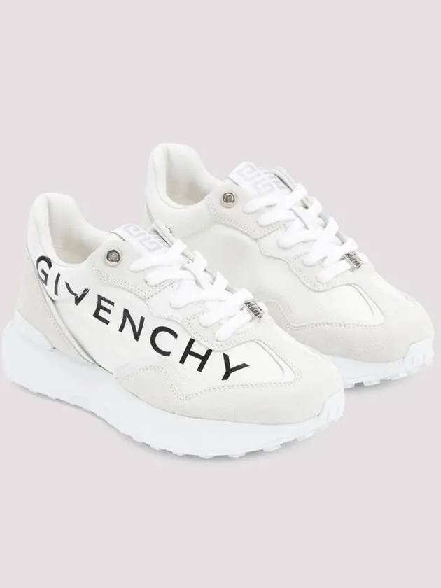 GIV Runner Logo Low Top Sneakers White - GIVENCHY - BALAAN 4