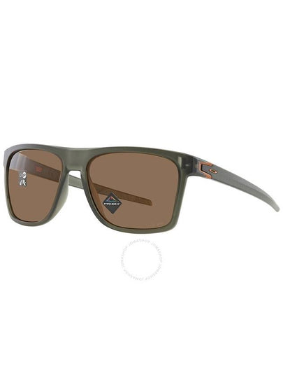 Oakley Leffingwell Prizm Bronze Rectangular Men's Sunglasses OO9100 910011 57 - OAKLEY - BALAAN 2