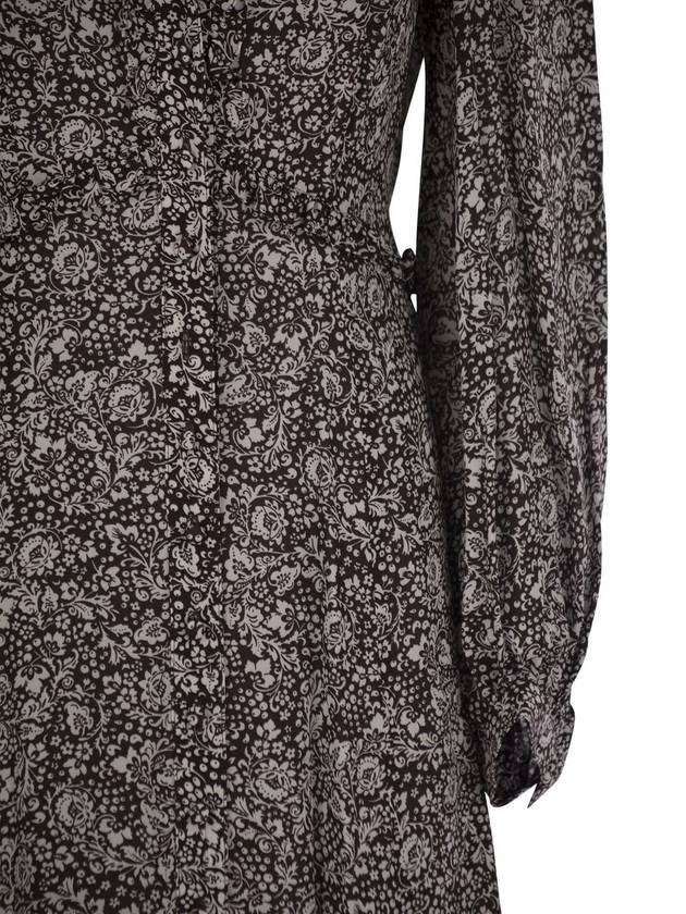 FRETTY - Printed crepe de Chine dress - WEEKEND MAX MARA - BALAAN 4