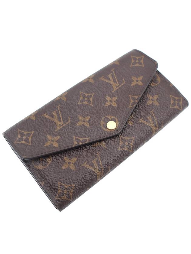 Women s Louis Vuitton M60531 Monogram Canvas Envelope Sarah Wallet Long gt Gangbuk used luxury goods - LOUIS VUITTON - BALAAN 6