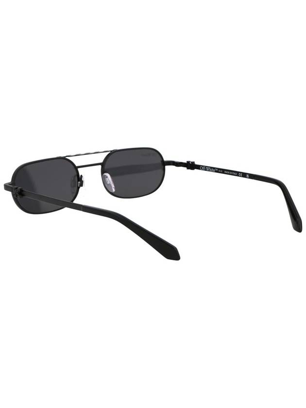 Sunglasses OERI072S23MET001 1007 1007 BLACK DARK GRAY - OFF WHITE - BALAAN 5