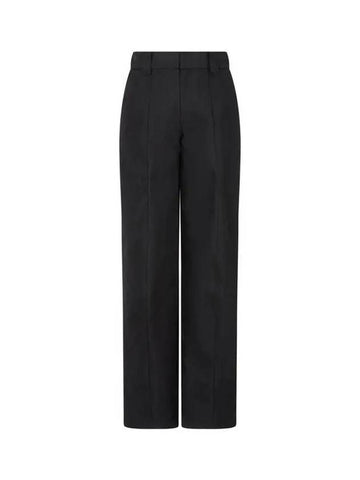 Herringbone pattern trouser pants black - ALEXANDER WANG - BALAAN 1