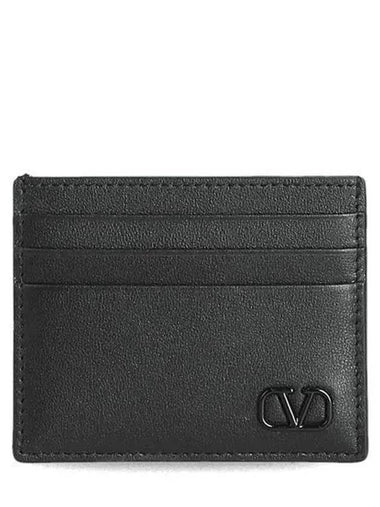 Signature V logo 5Y2P0S49 ZQU 0NO card wallet case 1047753 - VALENTINO - BALAAN 1