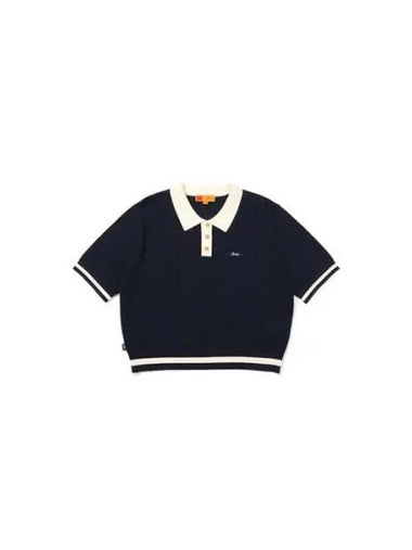 KODAK Apparel Summer Polo Knit Women NAVY - KODO - BALAAN 1