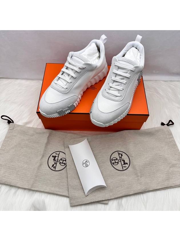 24 Years Men s Bouncing Sneakers Mash White - HERMES - BALAAN 8