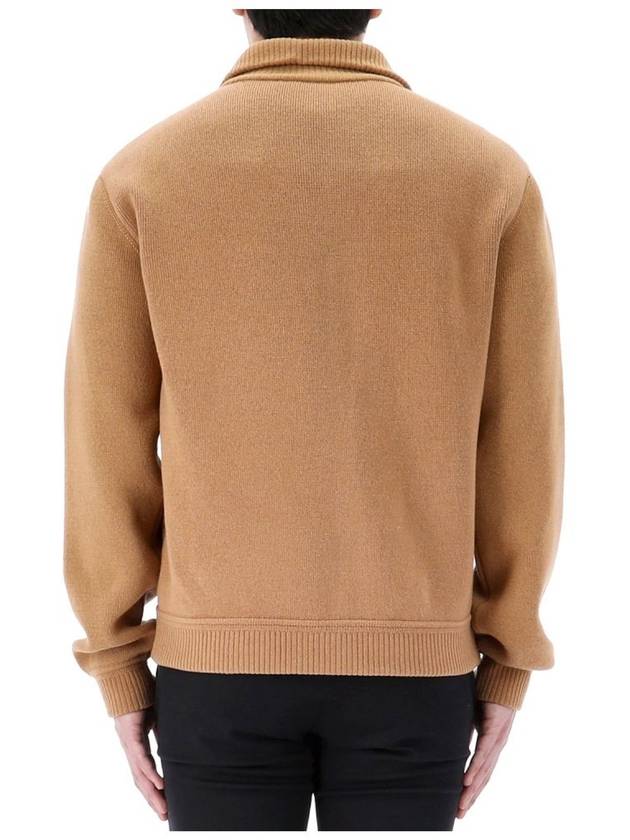 Web Suede Bomber Jacket Camel - GUCCI - BALAAN 5