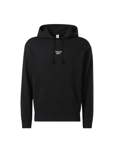 Classic Small Vector Hoodie Black - REEBOK - BALAAN 1