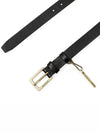 Leather Key Ring Belt Brown - NOIRER - BALAAN 7