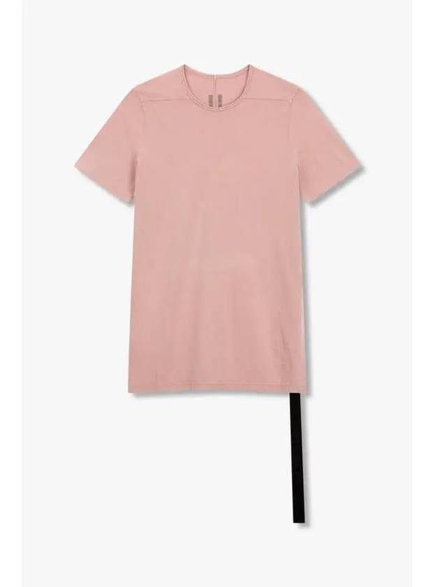 MEN DRKSHDW Short Sleeve Cotton Level T Shirt Pink - RICK OWENS - BALAAN 1