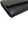 Women s A81645 Black CC Camellia Logo Goat Skin Card Wallet - CHANEL - BALAAN 5