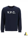 VPC Logo Crew Neck Sweatshirt Navy - A.P.C. - BALAAN 2