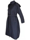 OLGA Belted Quilted Coat Blue 2354960139 002 - MAX MARA - BALAAN 4