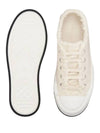 Walk'n Platform Cotton Canvas Low Top Sneakers Beige - DIOR - BALAAN 4