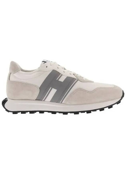 H601 Logo Low Top Sneakers White Gray - HOGAN - BALAAN 1