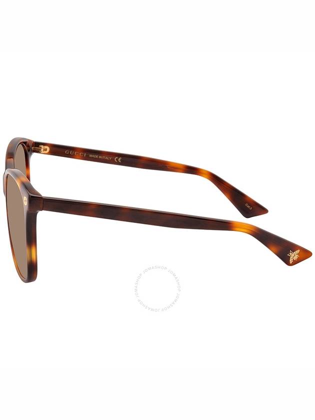 Eyewear Havana Logo Sunglasses Brown - GUCCI - BALAAN 4