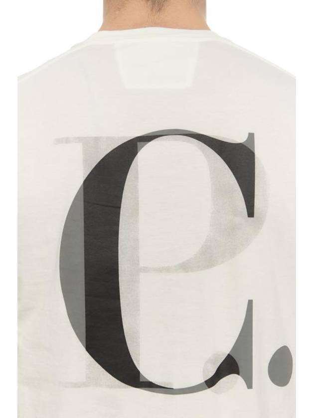 30/1 Jersey Graphic Short Sleeve T-Shirt White - CP COMPANY - BALAAN 6