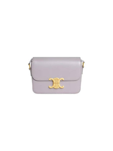 Teen Triomphe Shiny Calfskin Cross Bag Light Lilac - CELINE - BALAAN 1