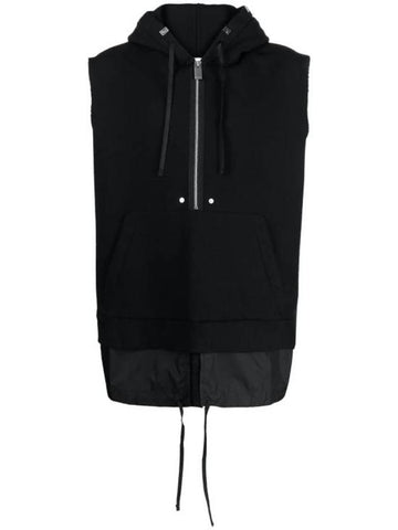 Half-Zip Hooded Vest Black - 1017 ALYX 9SM - BALAAN 1