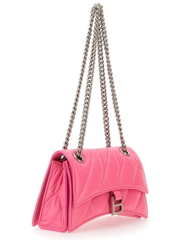 Crush Chain Shoulder Bag Pink - BALENCIAGA - BALAAN 4