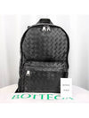 Intrecciato Small Calfskin Backpack Black - BOTTEGA VENETA - BALAAN 6