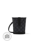 Envelope Monogram Eclipse Coated Canvas Pouch Bag Black - LOUIS VUITTON - BALAAN 6