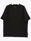 Logo Cotton Short Sleeve T-Shirt Black - MOOSE KNUCKLES - BALAAN 2