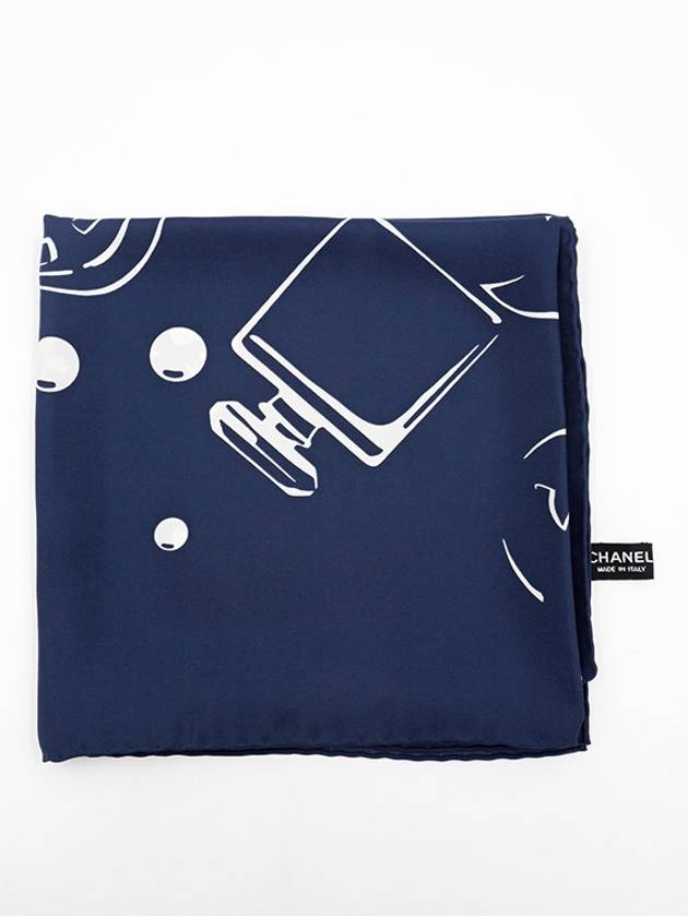 women square silk scarf - CHANEL - BALAAN 4