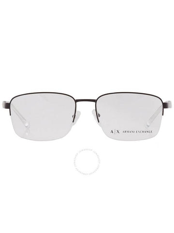 Armani Exchange Demo Rectangular Men's Eyeglasses AX1053 6000 56 - ARMANI EXCHANGE - BALAAN 1