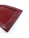 Intrecciato Strap Card Wallet Burgundy - BOTTEGA VENETA - BALAAN 5