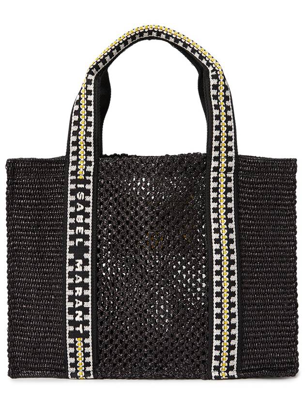 Aruba Small Tote Bag Black - ISABEL MARANT - BALAAN 4