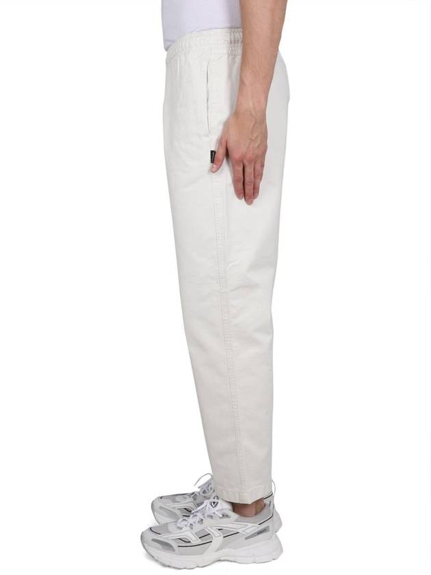 Beach Brushed Cotton Straight Pants Bone - STUSSY - BALAAN 4