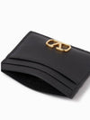 Women s V Logo Leather Card Wallet Black 3W2P0V32SNP - VALENTINO - BALAAN 3